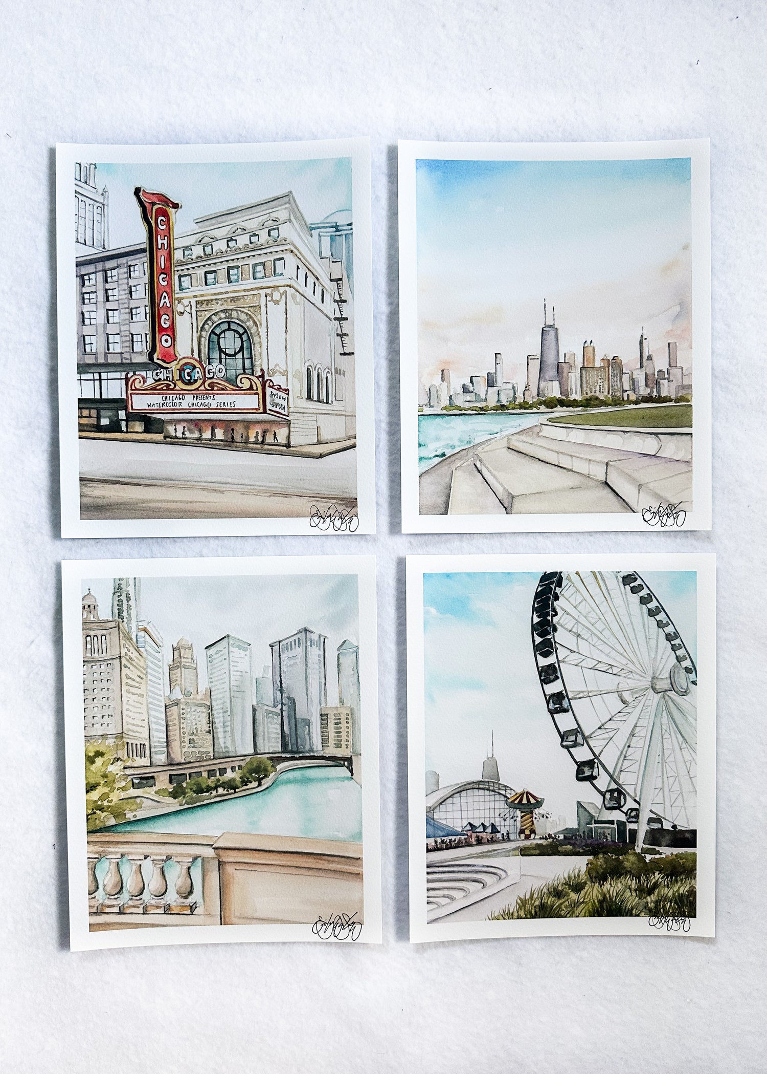Chicago Watercolor Collection