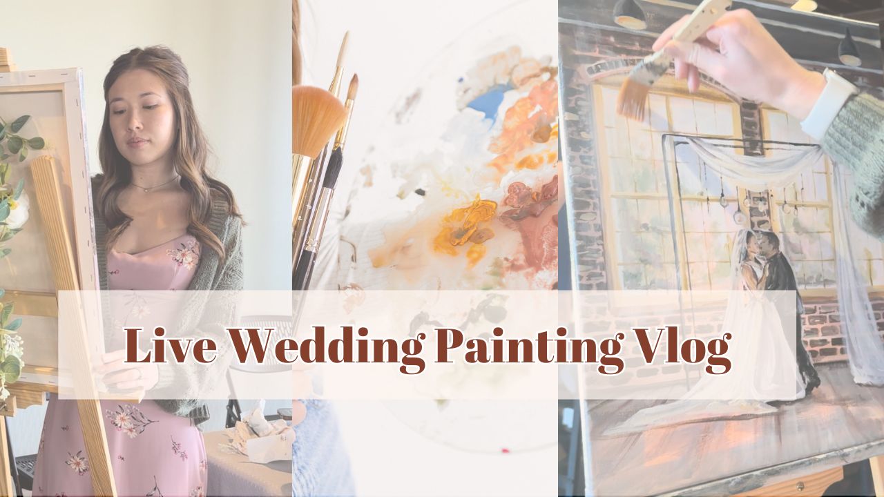 Load video: Indianapolis Live Wedding Painting