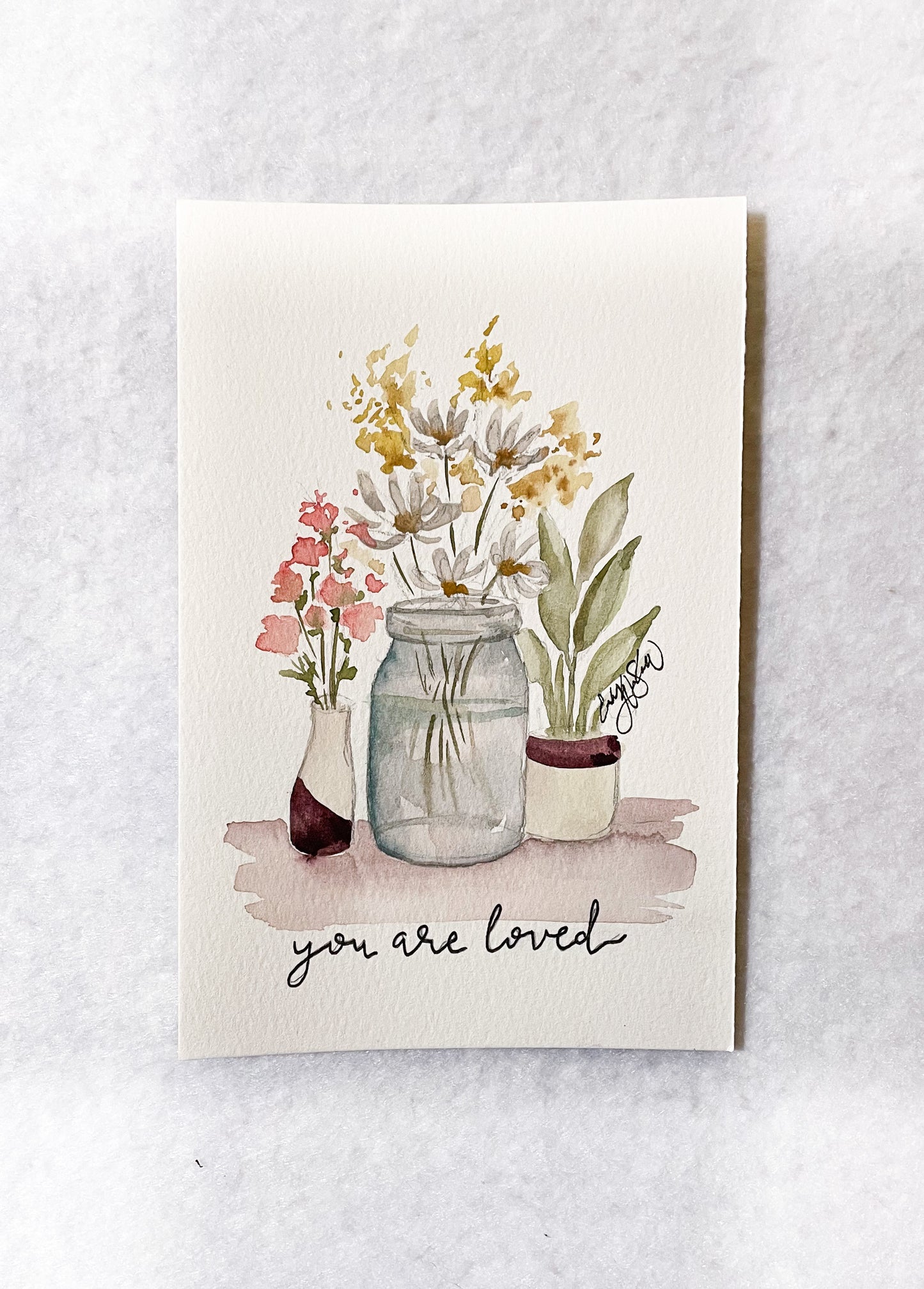 Valentine Florals - You Are Loved 1